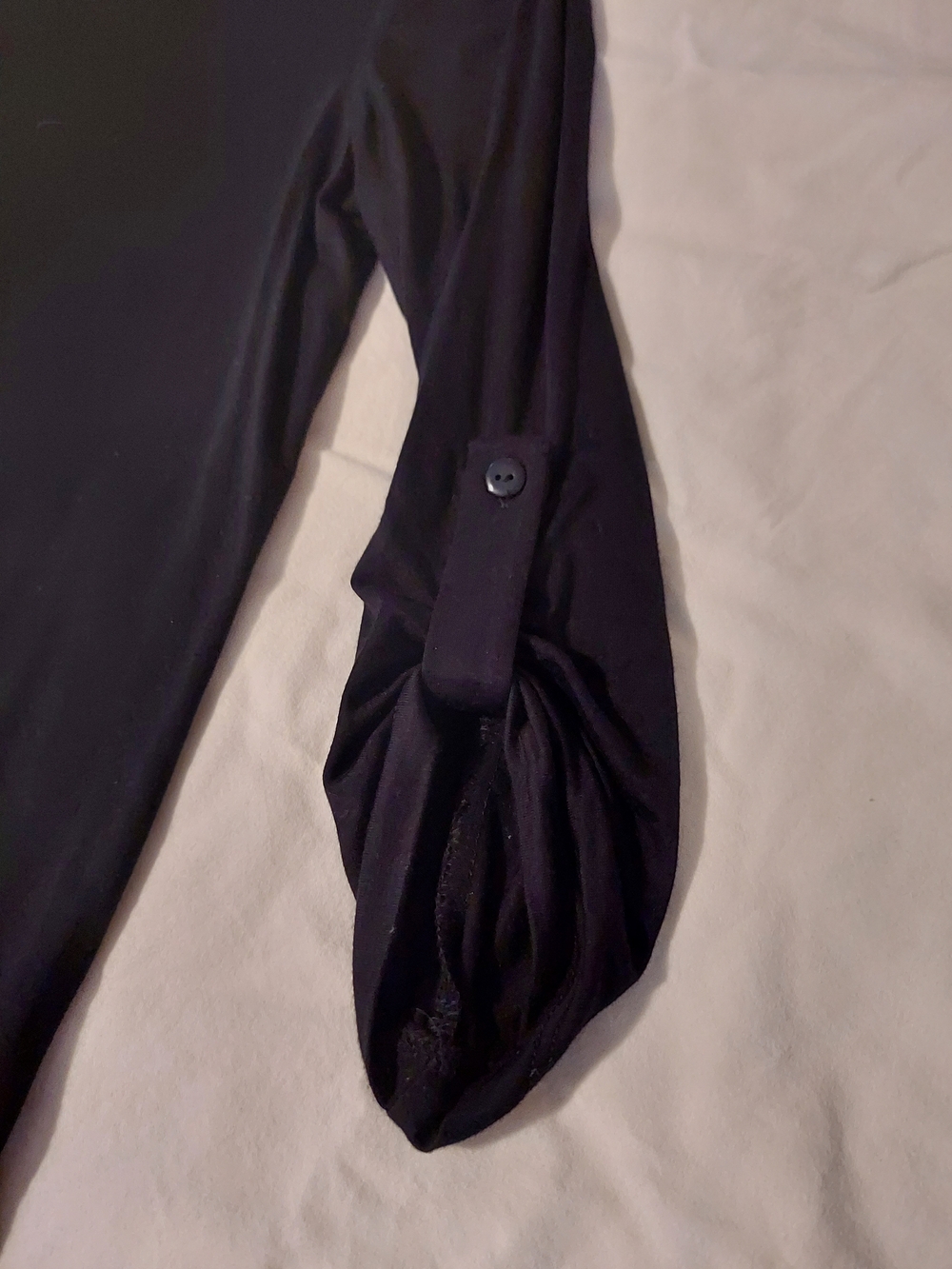 Cupio Black Long-Sleeve Boatneck Tunic Top - Picture 2 of 3